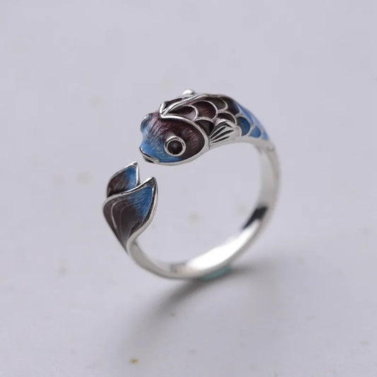 Luxe Koi Fish Luck Ring