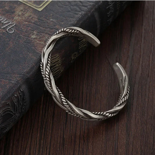 Viking Valor Twisted Woven Bracelet